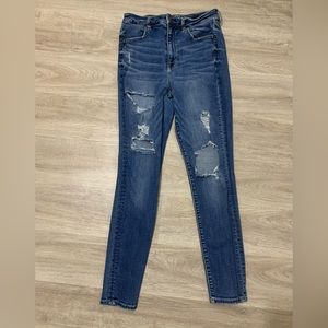 size 8, super stretch American Eagle Jeans.